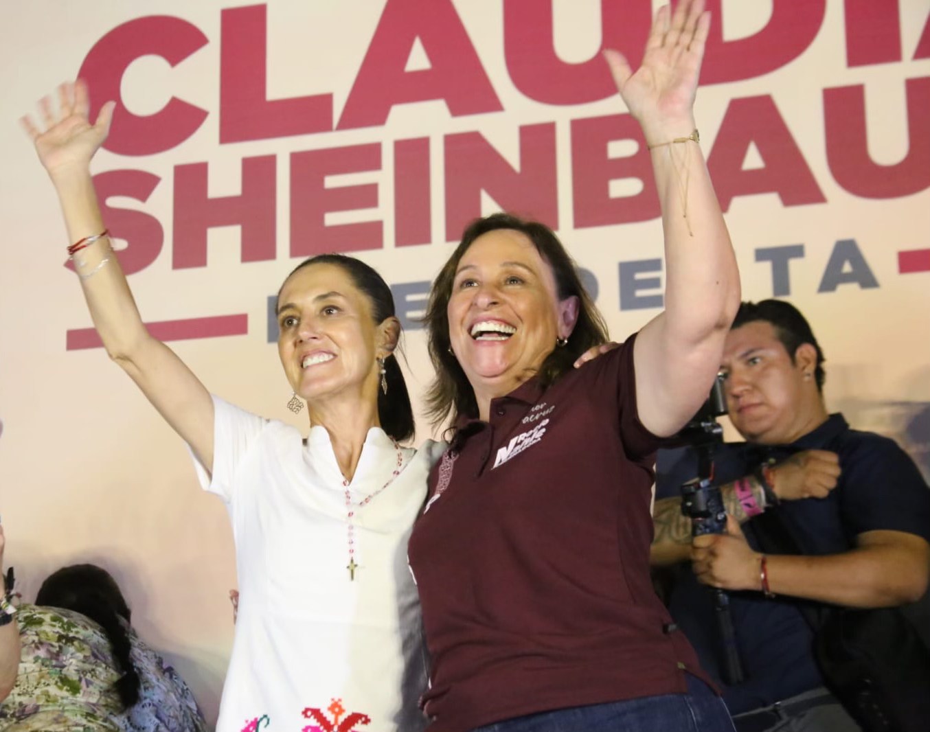 ¡Por el bien de todos, primero los pobres! Así vamos a gobernar Rocío Nahle y su servidora: Claudia Sheinbaum