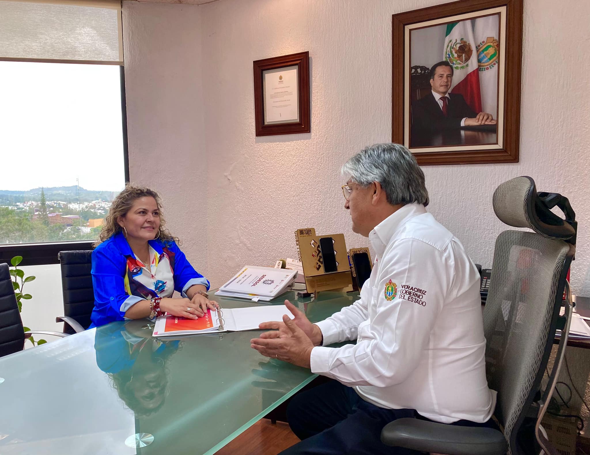 Reunión con actual secretario de SEDESOL reafirma compromiso de Margarita Santoprieto con desarrollo social en Veracruz