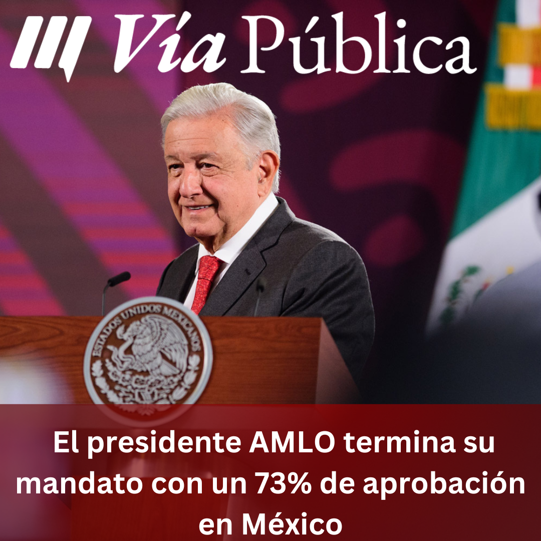 Aprobación presidencial de AMLO incrementa a 73% en agosto; y dos de cada tres mexicanos respaldan elegir jueces por voto popular