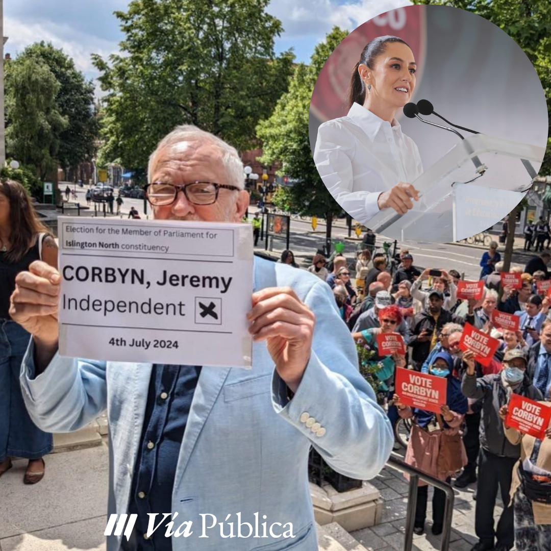 Jeremy Corbyn elogia a la presidenta electa de México: “Fue una alcaldesa efectiva y seguirá el camino de la justicia social”