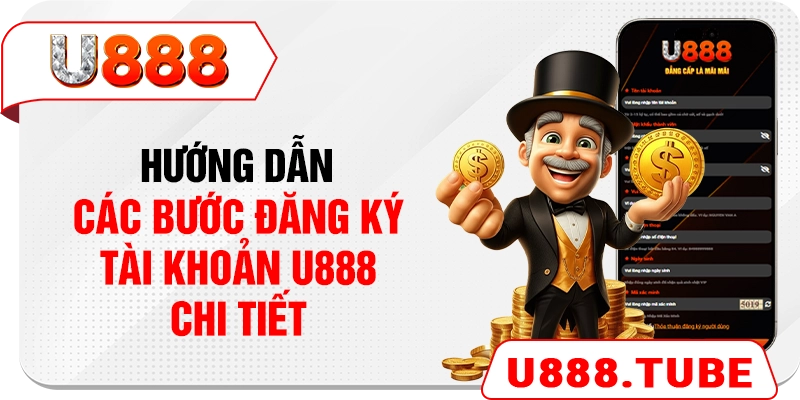 Hướng dẫn các bước đăng ký tài khoản U888 chi tiết